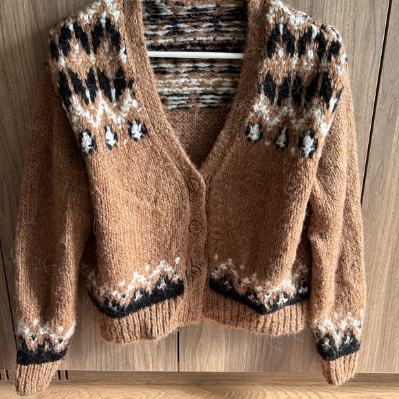 Zara alpaca/wool Cardigan - Picture 1 of 4